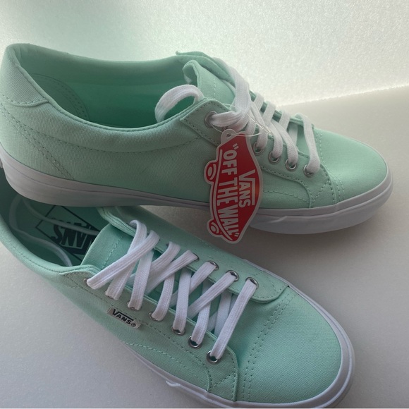 Vans Court Bay/True Shoes Woman’s 9.5 Mint Green - Picture 9 of 11